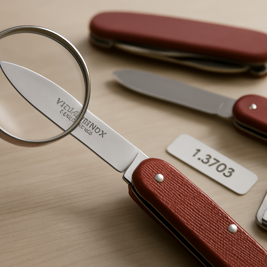 Modellserienkennung: Identifikation Schweizer Taschenmesser-SAKM