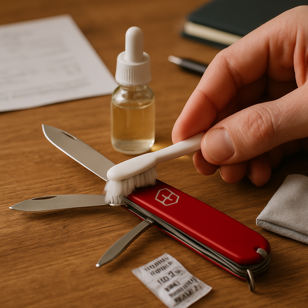 Pflege, Zustand und Originalität Victorinox- und Wenger-Messern