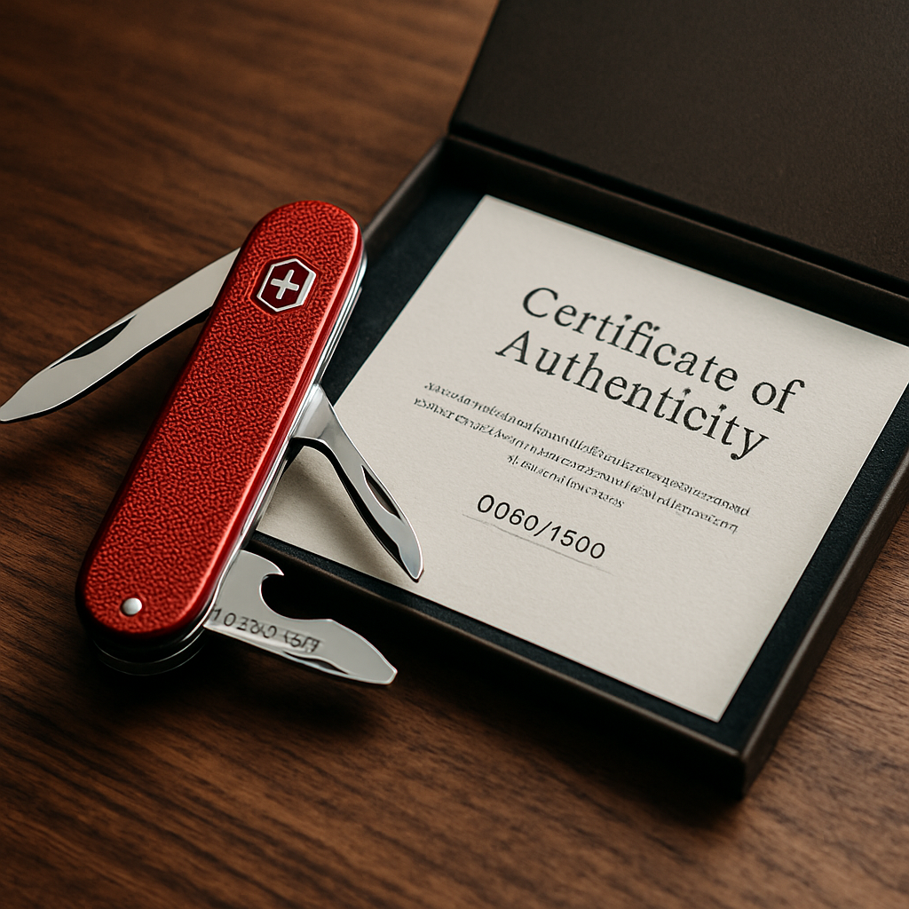 Limitierte Editionen und Zertifikate bei SwissArmyKnifeMall